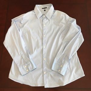 Gap factory. Baby blue button down shirt. Size XL